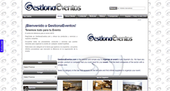 Desktop Screenshot of gestionaeventos.com